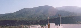 View of Sierra Mijas, Spain.